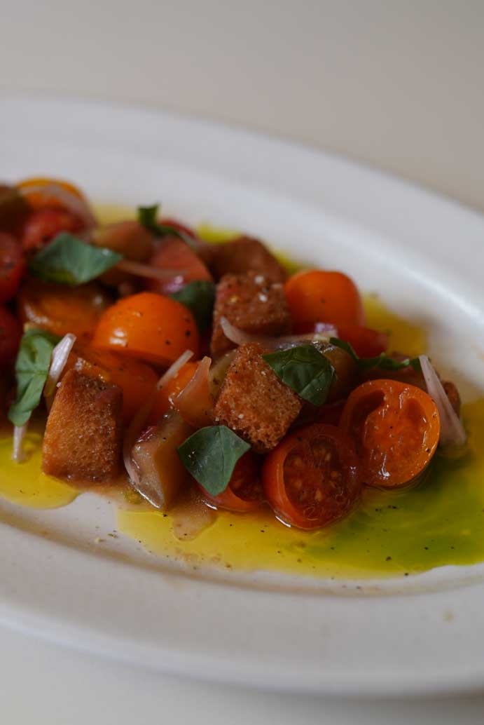 Starter. Tomato Panzanella