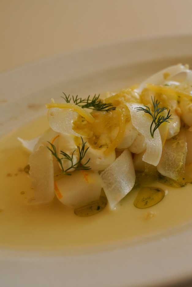Starter. Korean Melon Vinaigrette Salad